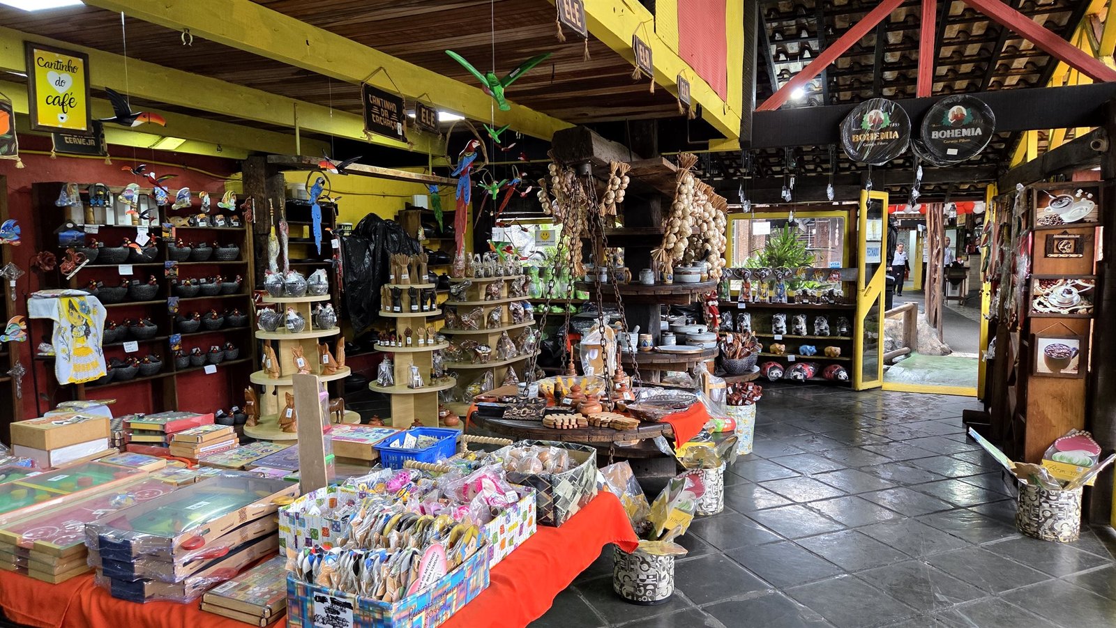 Loja e produtos artesanais