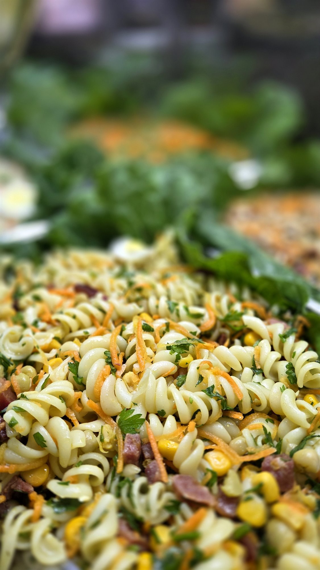 Massas e saladas